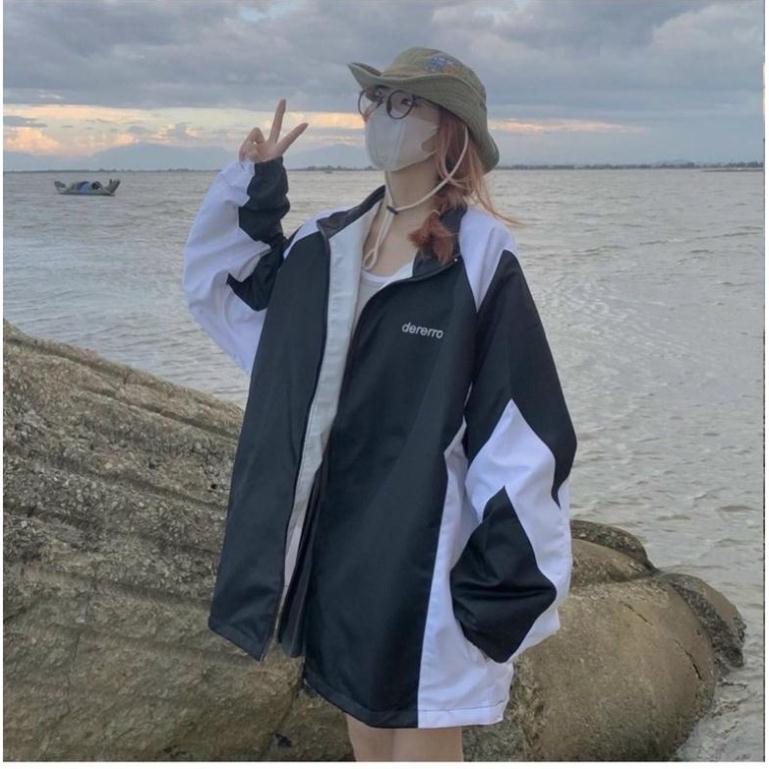 Áo khoác dù Unisex phối màu bigsize XL