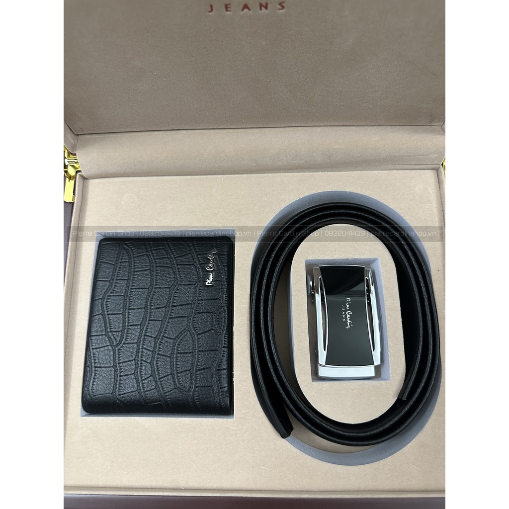 Bộ thắt lưng PC014 và ví da PC005
