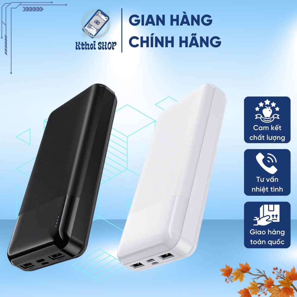 Sạc Hoc.o 2 cổng đầu vào , 2 cổng đầu ra thích hợp tất cả các dòng điện thoại