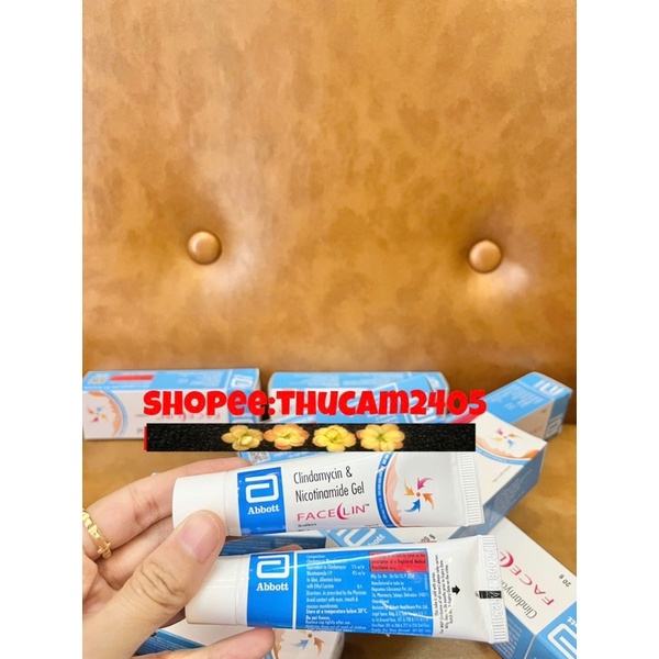 Gel giảm mụn FACELIN Clindamycin & Nicotinamide