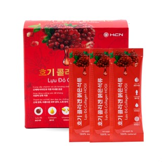 Bột lựu đỏ, lựu đỏ collagen Hogi hỗ trợ chống oxy hóa, tăng cường sức sống cho da đàn hồi, căng mịn - HOGI