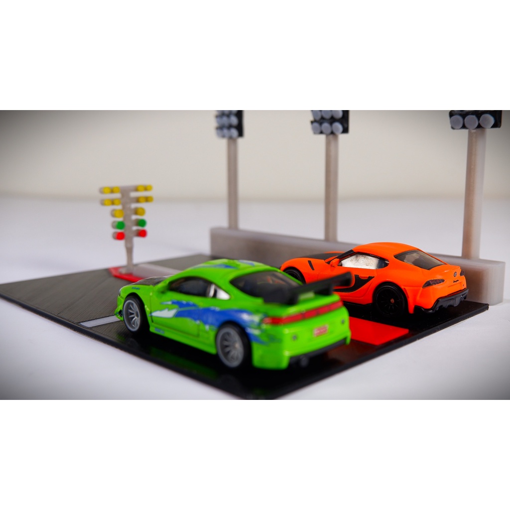 Bộ đường đua cho xe mô hình 1:64 Hotwheels, Tomica, Minigt, Matchbox,...