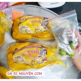 Gà ri ủ muối hoa tiêu nguyên con
