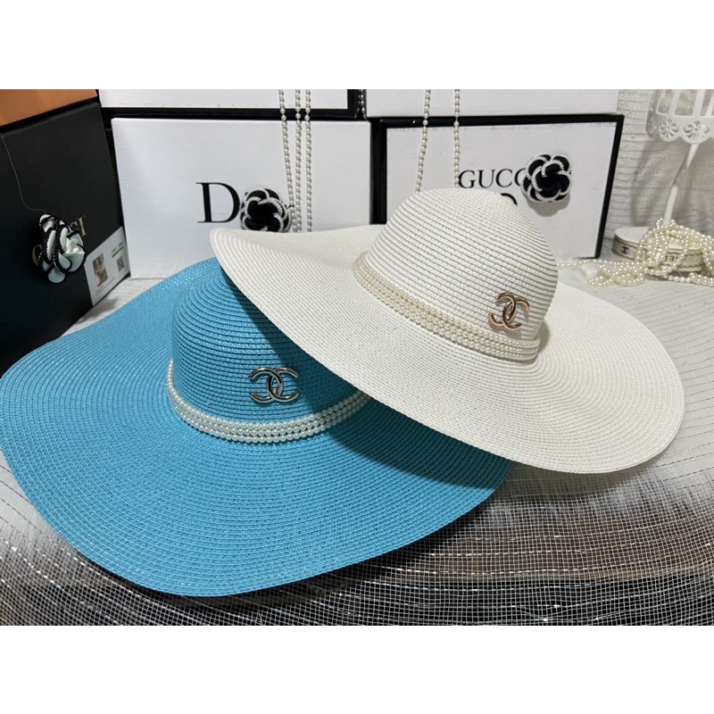 Mũ Cói thời trang đi biển Vành Rộng Mũ đẹp sang trọng