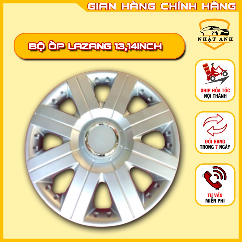 Ốp Chụp Mâm ( Lazang ) ô tô ( 13inch ) SAMJI KOREA ( 1 bộ 4 chiếc )