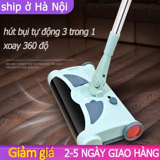 Chổi lau nhà máy hút bụi đa năng lau quét hút bụi tự động 3 trong 1 xoay 360 độ dọn dẹp nhà cửa tiện lợi