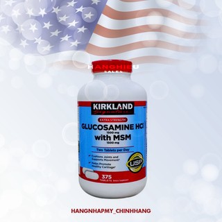Viên Uống Glucosamine HCL 1500mg Kirkland Signature With MSM 1500mg Hộp 375 Viên
