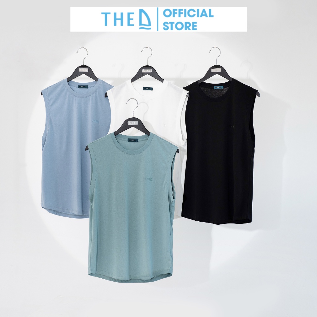 Áo Ba Lỗ Nam Tanktop THE D Dáng Regular Fit Chất Liệu Cotton Mềm Mịn, Thoáng Mát, Thấm Hút Mồ Hôi Tốt ABL2202