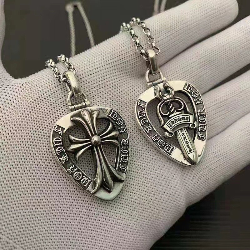 VÒNG CỔ CHROME HEART Thép Titan CH-115 - Dây chuyền Mặt Thánh Giá Chrome heart CH-115/ Chrome heart necklace