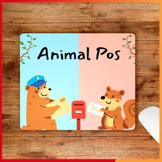 Lót chuột - Bàn di chuột cute 21x26cm, 2 màu tươi sáng dễ thương, chất liệu cao su tự nhiên