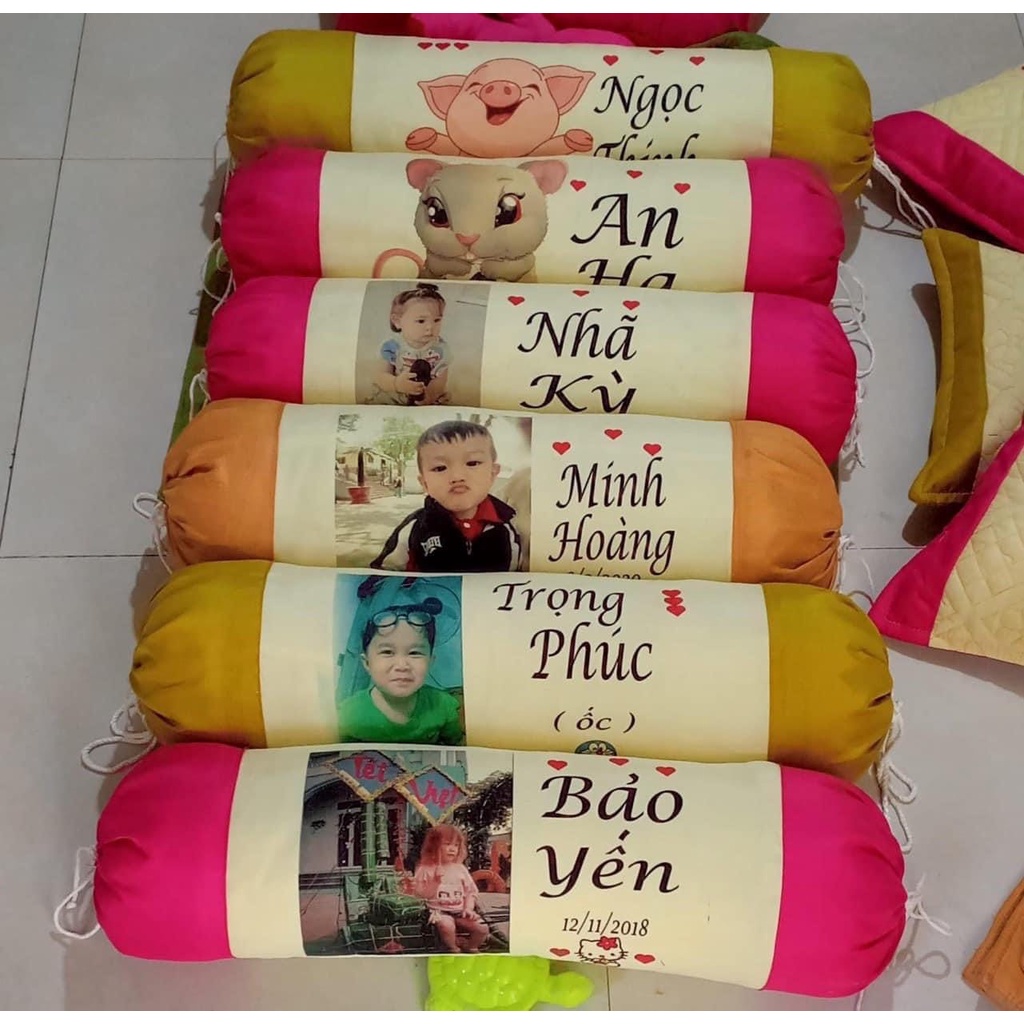 Gối ôm cho bé, gối ôm in hình theo yêu cầu