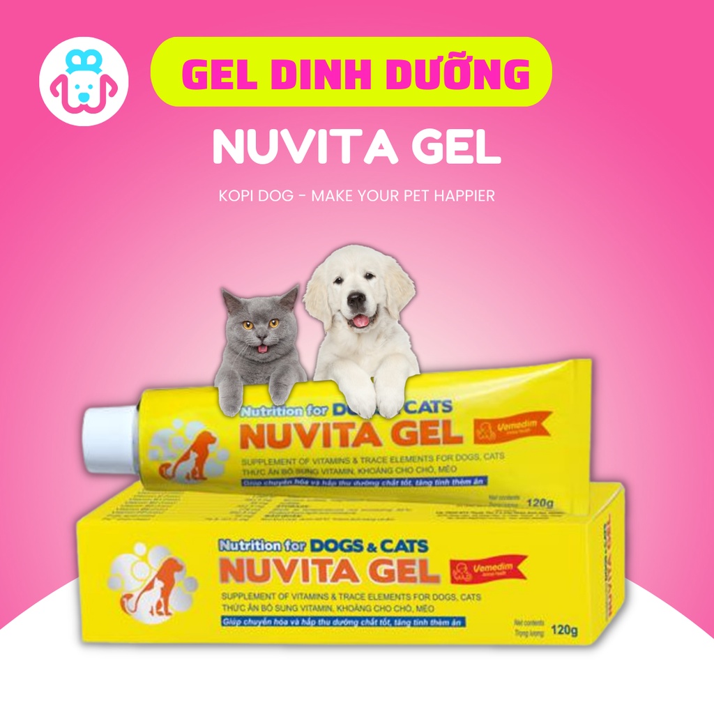 Nuvita gel dinh dưỡng cho chó mèo chính hãng