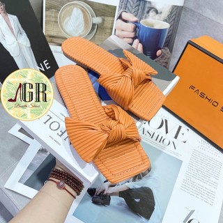 Dép bản nơ gân da mềm siêu êm đế chắc