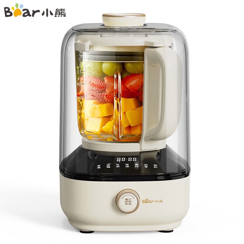 Máy làm sữa hạt Bear 1.L chống ồn cao cấp, Xay nấu sữa hạt, Xay sinh tố đa năng, HomeMart – Hàng chính hãng BH 18 tháng
