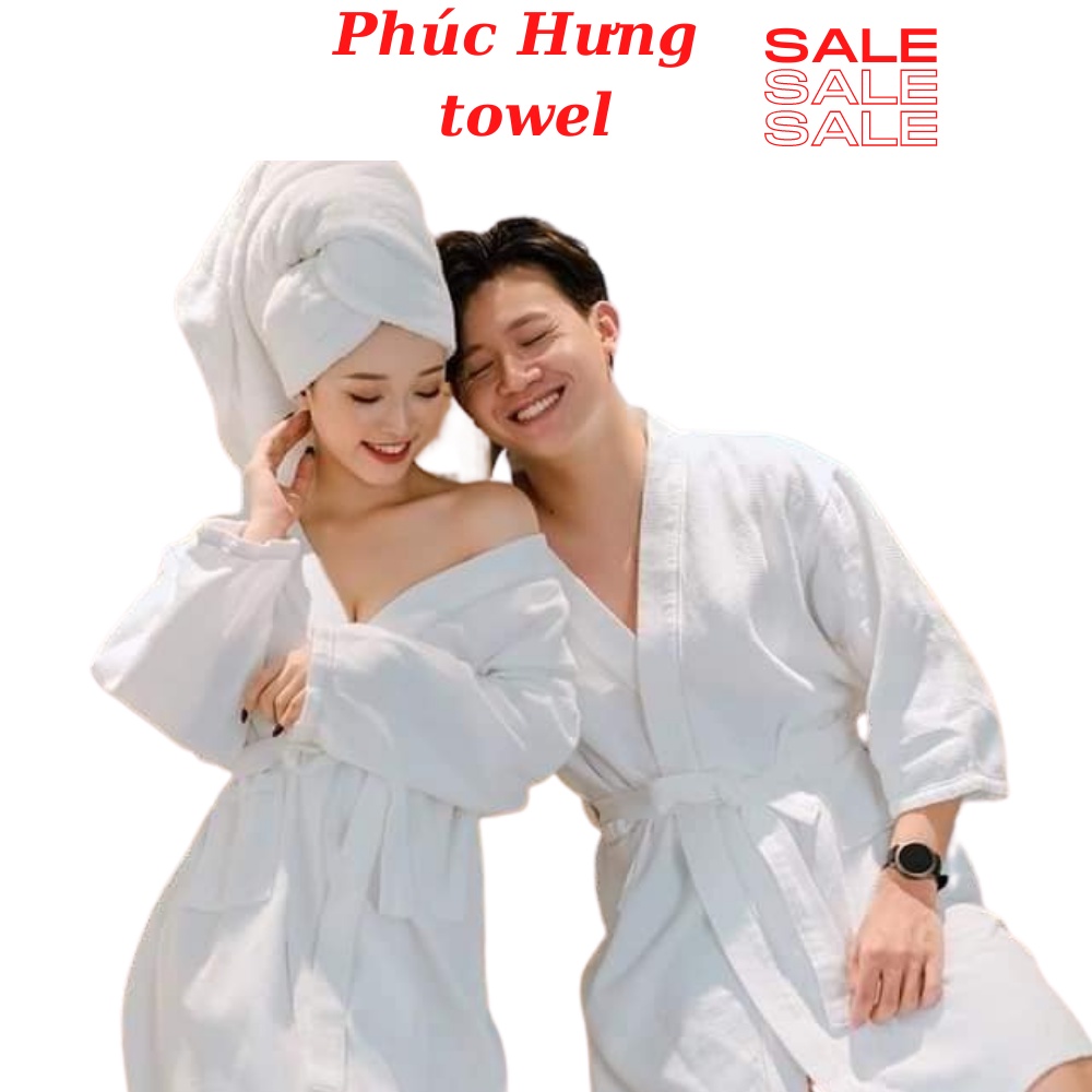 Áo Choàng Tắm Khách Sạn PHÚC HƯNG Cho Người Lớn, Trẻ Em Hàng Cao Cấp, Đủ Màu, Đủ Size, Dành Cho Cả Nam và Nữ