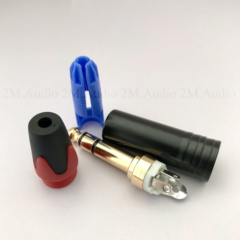 Jack 6 ly stereo , jack 6.5mm, chân đồng, hàn dây.....Giá buôn/Giá sỉ