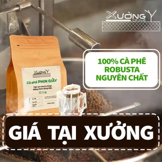 Cafe phin giấy tiện lợi 100% cà phê robusta nguyên chất thương hiệu xưởng cà phê