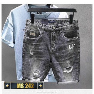Quần short jean nam rách họa tiết cao cấp vải co dãn hàng siêu đẹp hottrend Phuongnamshop20 s3