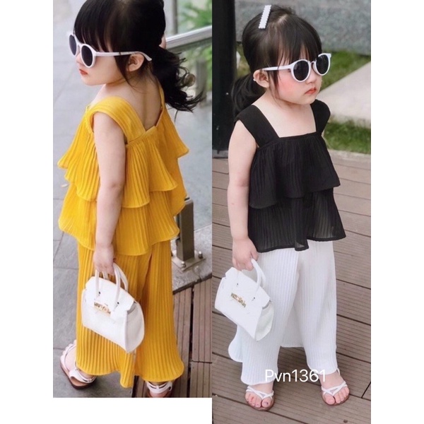 bg46- bộ dập ly dây bản to bé gái