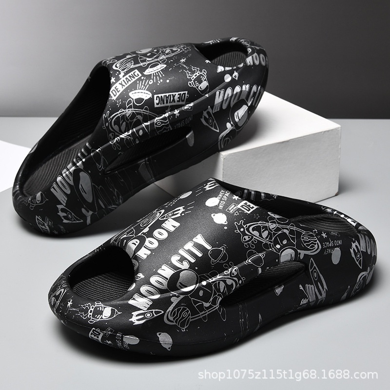 Dép bánh mì đế mềm 4cm tăng chiều cao dành cho nam mẫu mới 2023