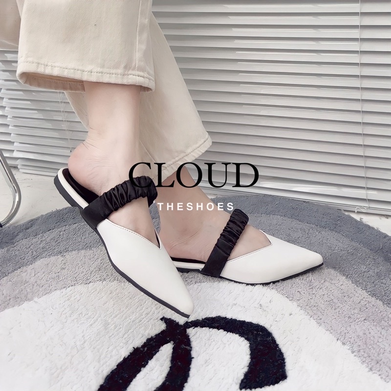 Giày bệt mũi nhọn quai ngang dúng