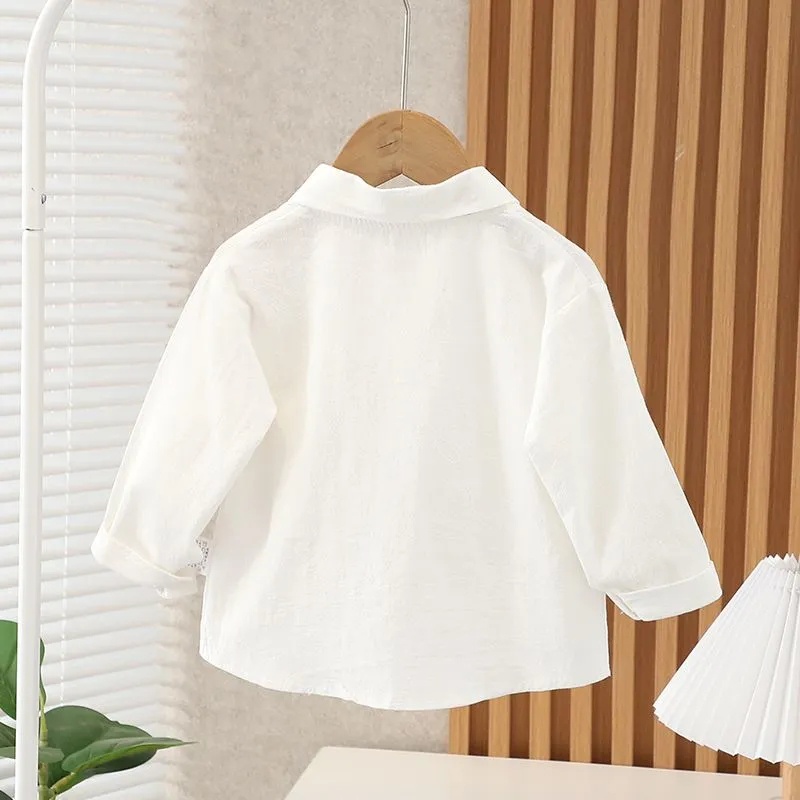 Áo Sơ Mi Họa Tiết Hoạt Hình Xinh Xắn Dành Cho Bé 0-5 Tuổi