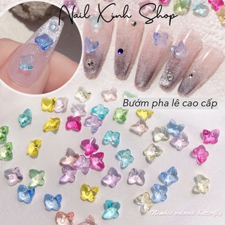 Túi mix đá nail,hoa,châu hạt,charm... phong cách Nhật, phụ kiên nail cao cấp, phụ kiện nail hot
