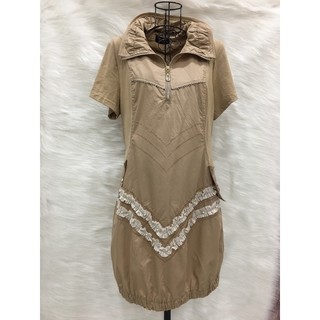 Váy Đầm Cổ Nữ Hoàng 2 hand - Size M