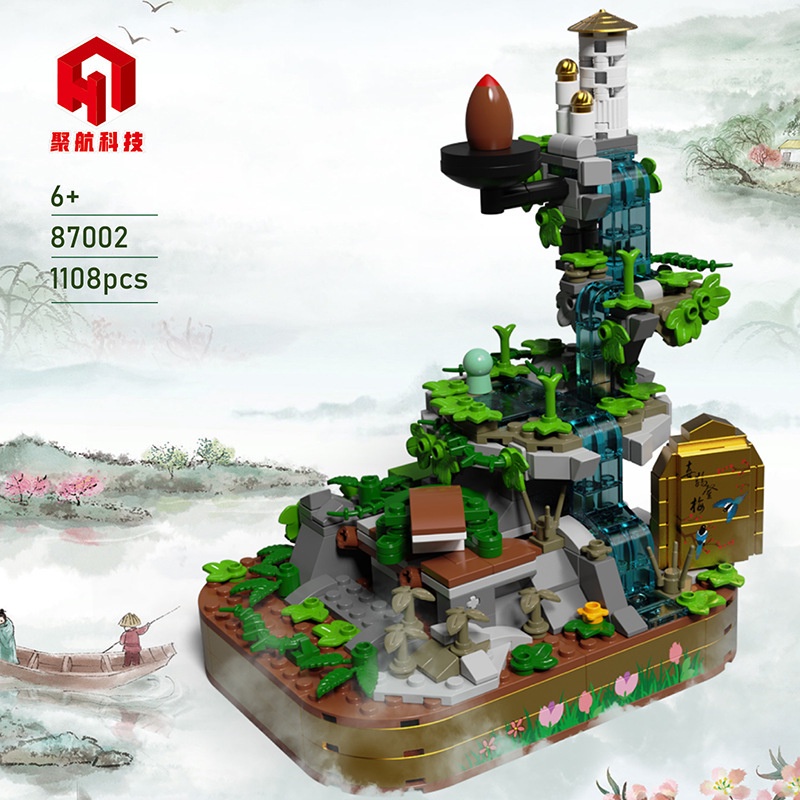 Đồ Chơi Lắp Ráp Mô Hình 3D JUHANG Hỉ Thước Đăng Mai 87002