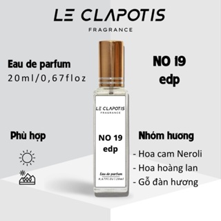 Nước Hoa Nữ No19 EDP chính hãng Le Clapotis Phong cách Nồng nàn, cuốn hút