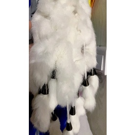 Khăn Choàng Lông Thỏ Dài Màu Cầu Vồng Thoải Mái Ấm Áp Hợp Thời Trang Cho Cặp Đôi