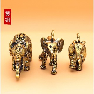 Móc chìa khóa Voi đồng