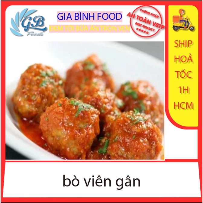 Bò viên gân 500gr _ Ship hỏa tốc HCM 1h