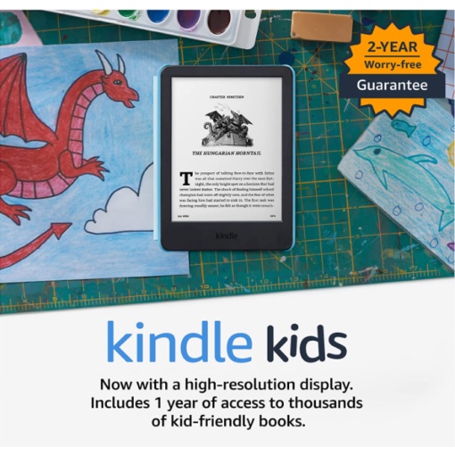 Máy Đọc Sách Kindle Kids 2022, Mới Nguyên Seal