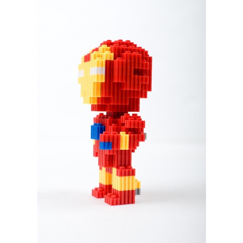 Đồ chơi lắp ráp 3D mini hoạt hình Iron Man