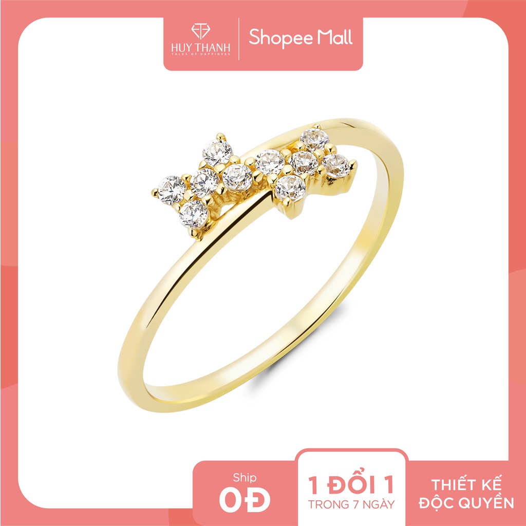 Nhẫn Nữ Vàng Tây 14k NLF432 Huy Thanh Jewelry