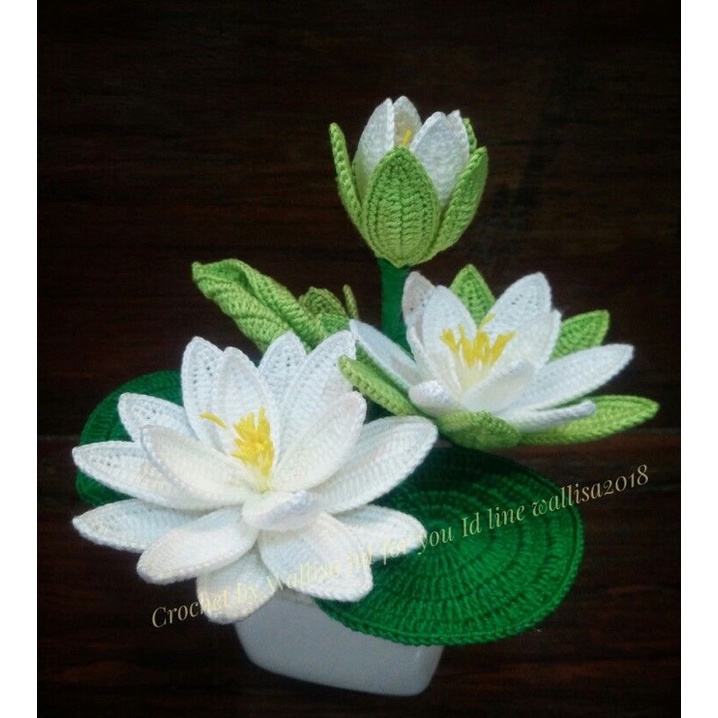 Hoa sen len handmade