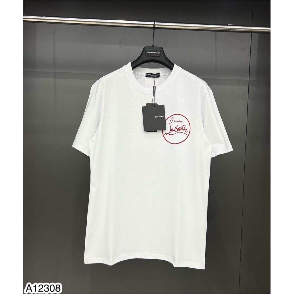 Áo Phông Nam Lou.bou.tin Hàng Cao Cấp In Chữ Cực Nét - Áo Phông Nam Mới Nhất