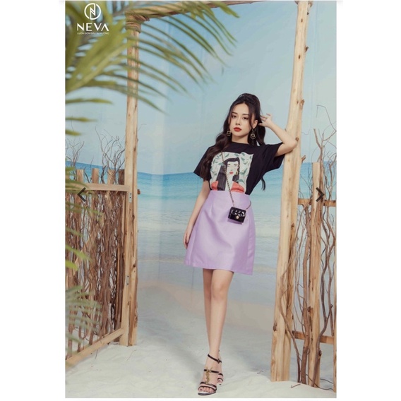 NEVA newtag chân váy tím mới nguyên tag M/L
