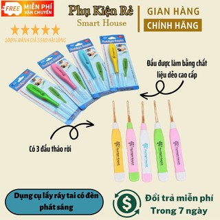 xả hàng 1 dụng cụ lấy ráy tai có đèn phát sáng