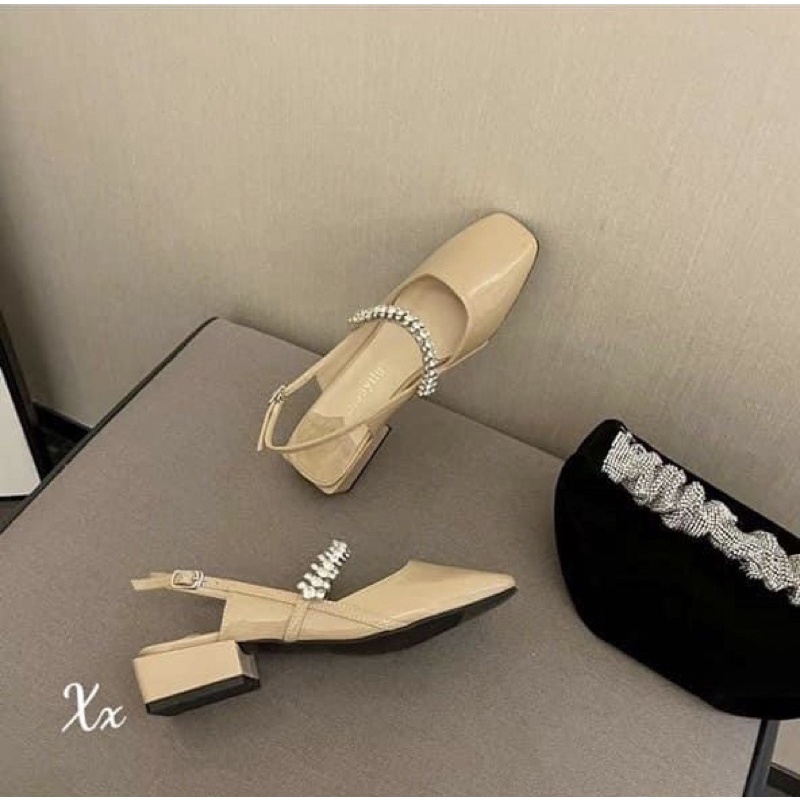 Giày Sandal Slingback Quai Đá Đẹp Xuất Sắc LĐ