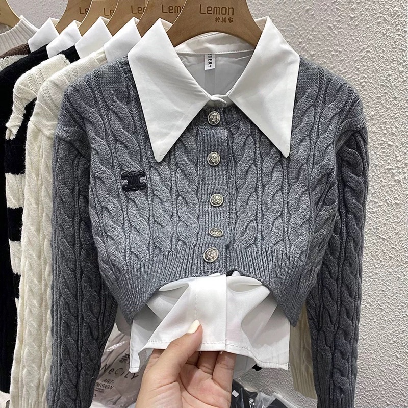 Set Áo Sơ Mi + Áo Len Trẻ Trung Cá Tính - 2N.House