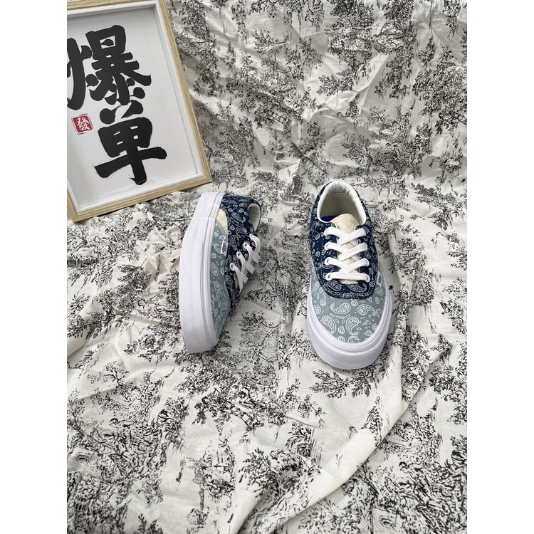 Hàng order xuất dư ***Vans Acer Ni Sp White and Blue Cashew Flower Unisex
