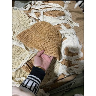 Mũ cói Ajuma đi biển cho bé