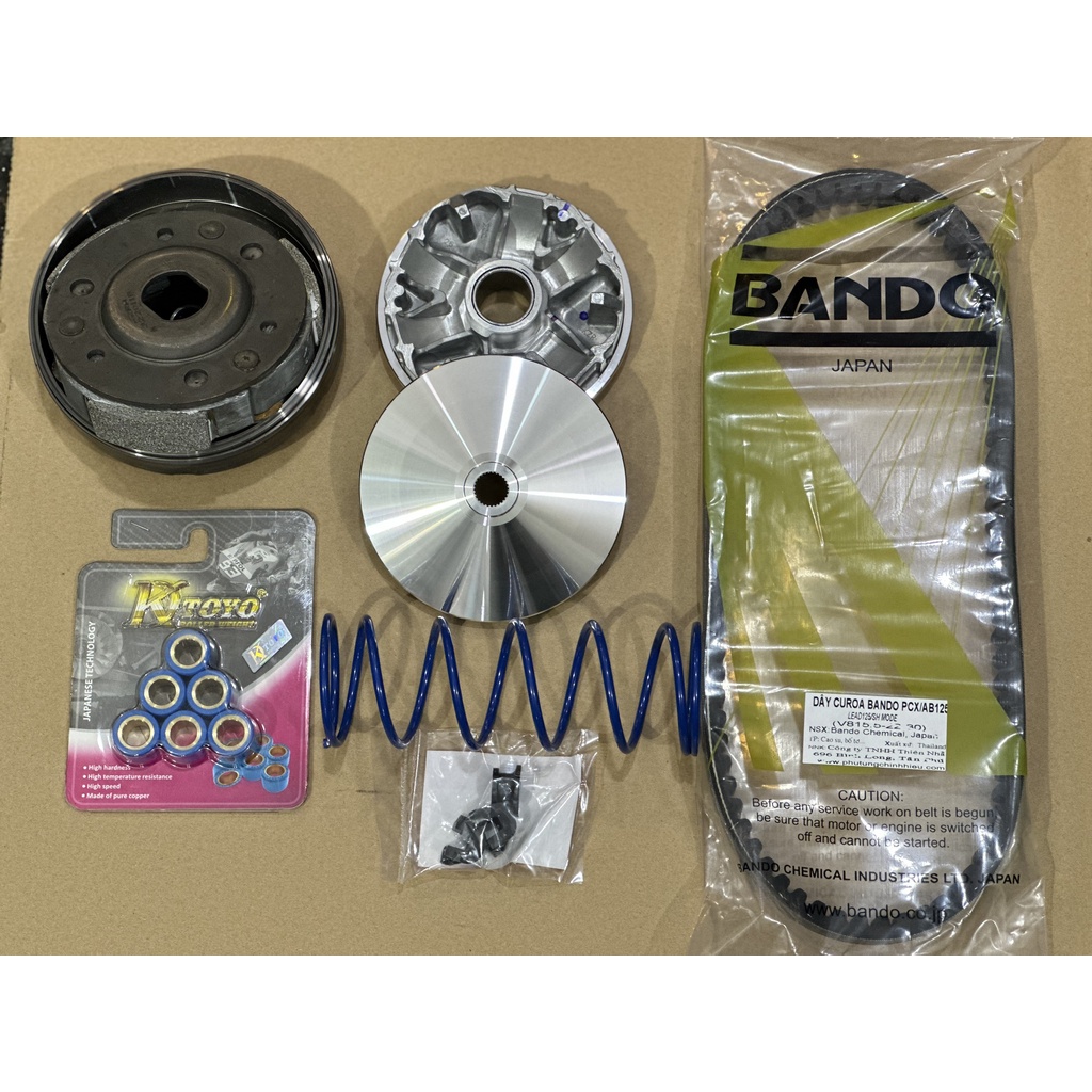 Combo Full Nồi Tay Ga Có Dây Curoa Cho Các Dòng Xe Vario Pcx Lead Click SHVN Ab......