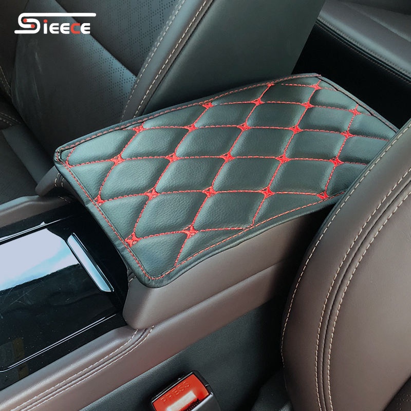 Sieece Đệm Tì Tay Ô Tô Đệm Da Lót Hộp Tỳ Tay Đệm Tỳ Tay Ô Tô Đệm Kê Tay Cho Xe Hơi Hộp Tỳ Tay Ô Tô Trang Trí NộI ThấT Ô Tô