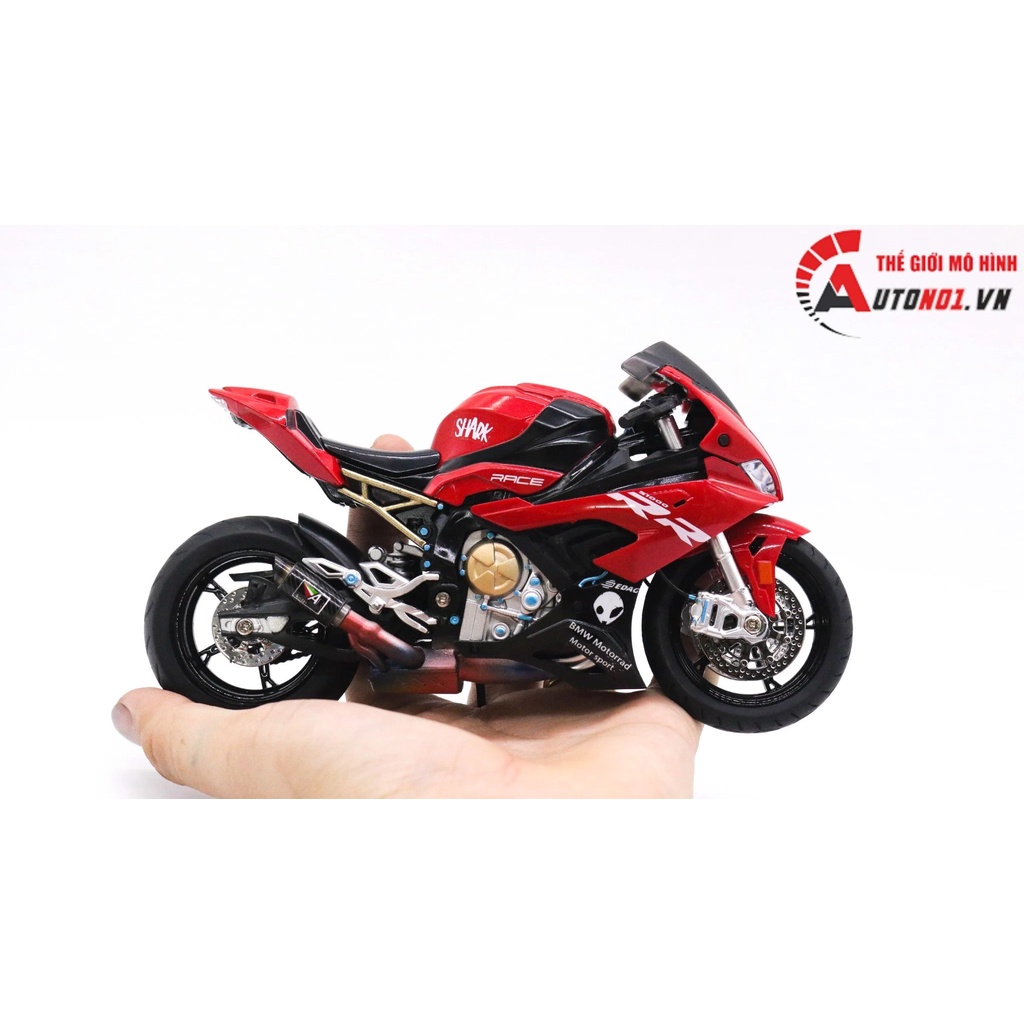 Mô hình xe độ BMW S1000RR 2020 1:12 Autono1 Alloy D160