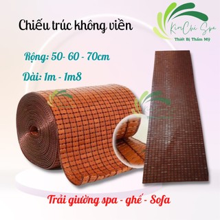 Chiếu trúc không viền trải giường spa, giường gội, ghế, sofa | Chiếu trúc spa