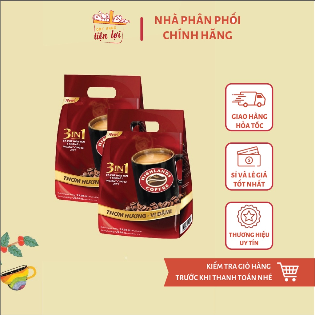 Cà Phê Highlands Coffee 3in1 Hòa Tan