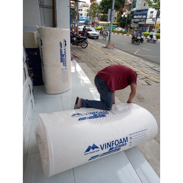 nệm cao su cao cấp vinFoam trung Sơn (bảo hành 15năm xẹp lún )